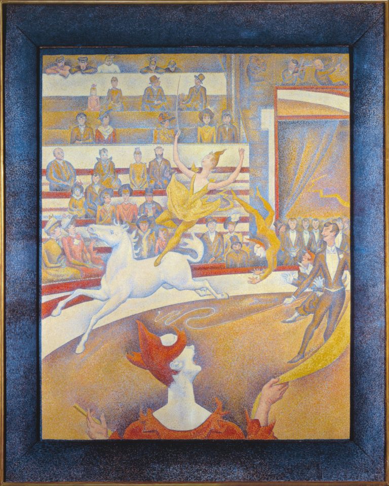 Le cirque Georges Seurat 1890, huile sur toile
