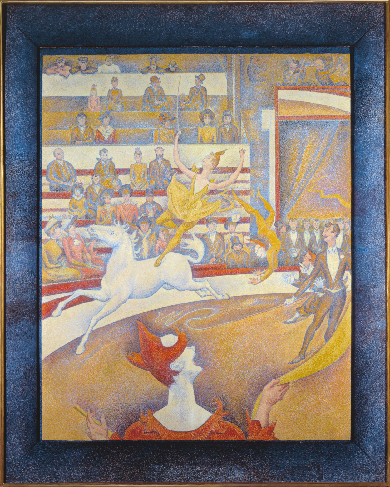 Το τσίρκο Georges Seurat 1890, Λάδι σε καμβά